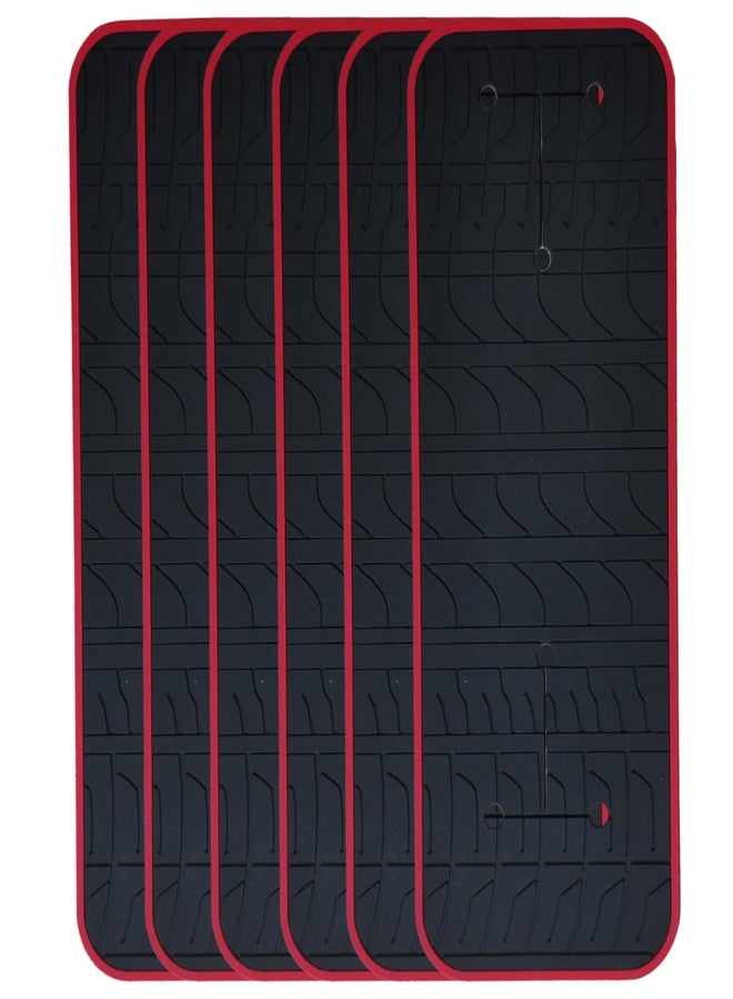 VRBFF Car Scratch Protector for Trunk Bike Rack, Anti-Scratch Anti-Collision Non-Slip Silicone Pads, Car Paint Protective Pads Car Tire Pattern Non-Slip, Bike Car Rack Accessories(Extended Version 6 Pack) - Image 1