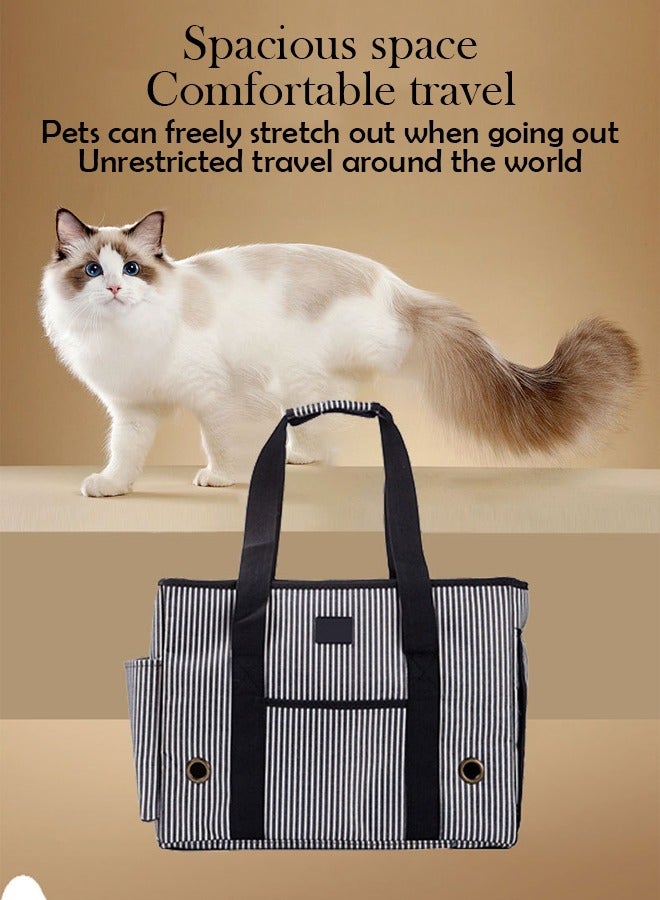 إسكدنيا PetsHome Dog Carrier Purse, Pet Carrier, Cat Carrier, Foldable Waterproof Premium Leather Pet Travel Portable Bag Carrier for Cat and Small Dog Home  Outdoor - Image 3