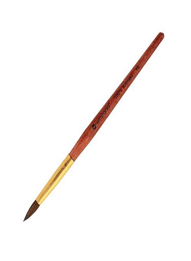 Winstonia - Kolinsky Acrylic Nail Brush Round ; Professional Manicure Pedicure Tools 100% Pure ; Size 8 10 12 14 16 18 20 22 (Size 8) - Image 1