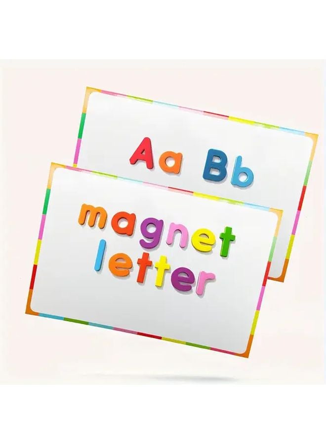 114 Pcs Magnetic Letters Uppercase Lowercase Foam ABC Stickers For Fridge Home Office Decor - Image 4
