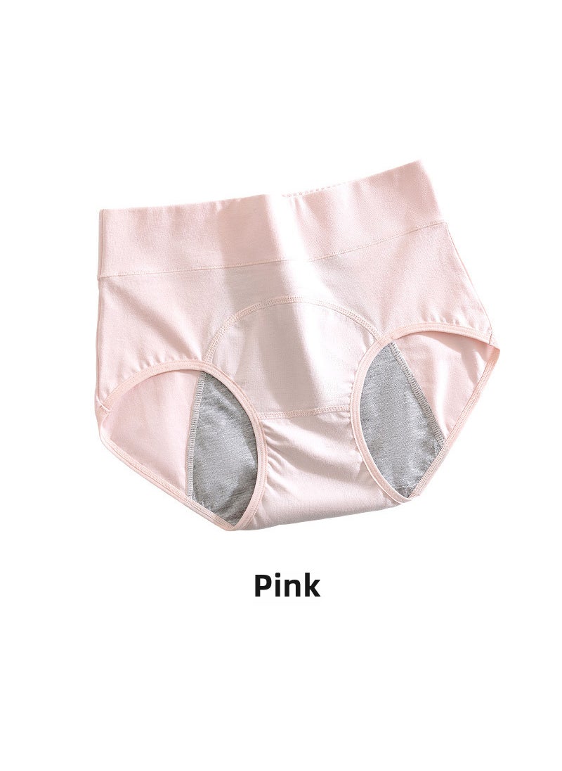 Generic New Breathable Cotton High-Waist Menstrual Panties Grey  - Image 2