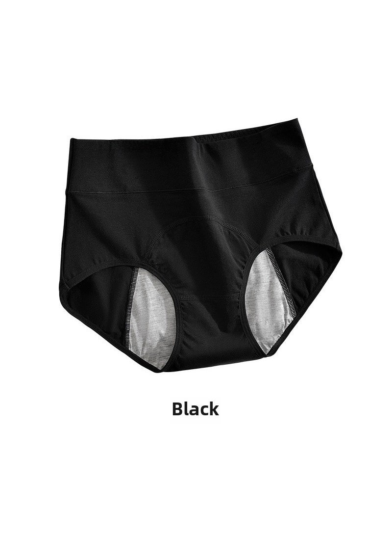 Generic New Breathable Cotton High-Waist Menstrual Panties Grey  - Image 5