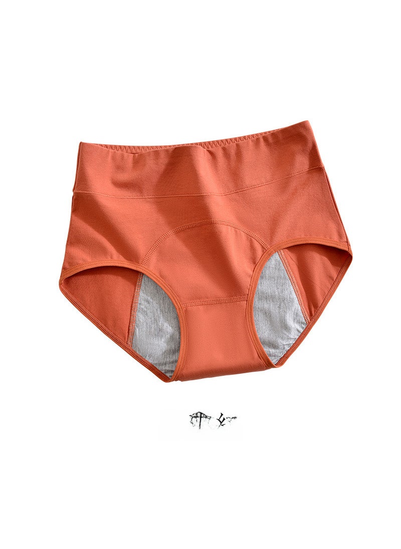 Generic New Breathable Cotton High-Waist Menstrual Panties Grey  - Image 4
