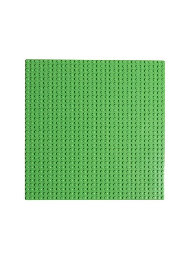 Edu Toys - Edu Toys Base Plastic Plate Board 32 x 32 Pegs/Dots for Classic Building Blocks Bricks Compatible with All Brands - Green - Image 1