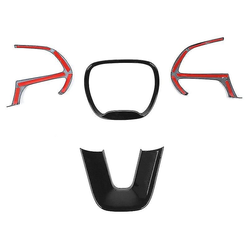 Steering Wheel Cover Trim For Dodge For Durango, Black - Image 3
