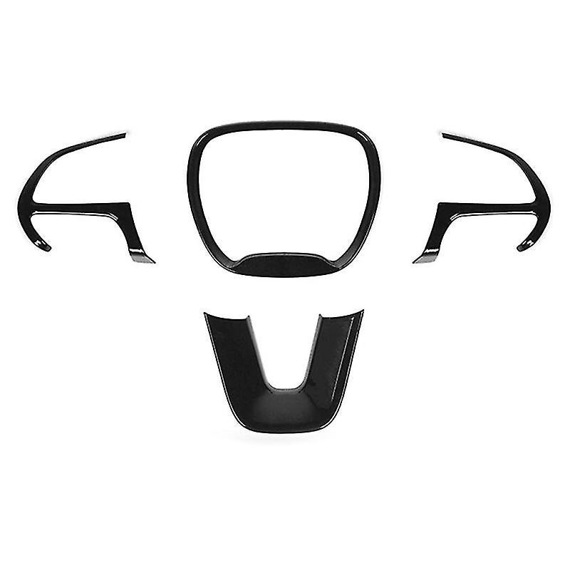 Steering Wheel Cover Trim For Dodge For Durango, Black - Image 1