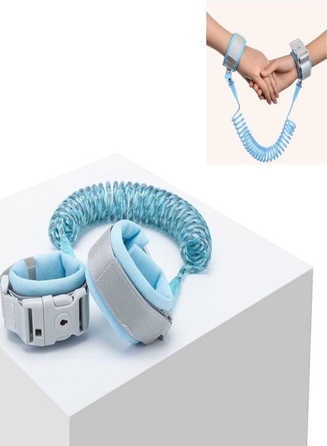Jubobu Anti Lost Wrist Link, Baby Safety Anti-Loss Wristbands with Locks and Keys,Toddler Harness Walking Leash Safety Child Wristband Leashes for Babies Kids -Blue - Image 1