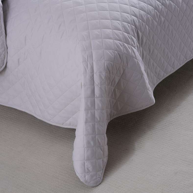 Pan Home Essential 3-piece Diamond Quilted Bedspread Set 160x220cm - Beige - 121GGO9900137 - Image 2