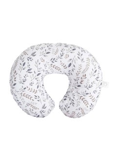 boppy Nursing Pillow Original Support, Gray Taupe Leaves, Ergonomic Nursing Essentials For Bottle And Breastfeeding  - Image 1