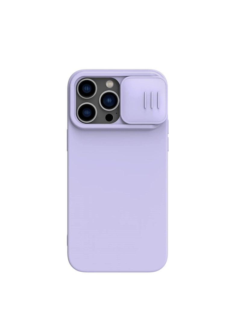Nillkin - CamShield Silky Magnetic Silicone Case For iphone 14 Pro - Purple - Image 1