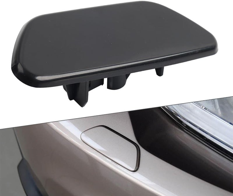 Cnoula11 Left Side 86636-SG040 Front Headlight Washer Cover Primer Black (Unpainted) ABS For Subaru Forester 13-18 1 Pc - Image 2