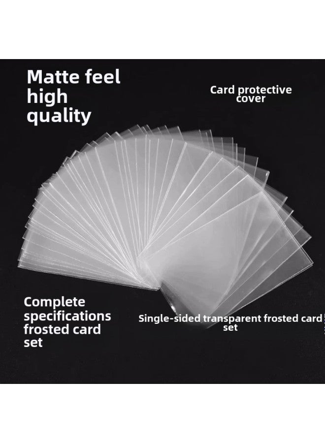 20 Silk Frosted Thickeneded Card Set Card Film Board Game Card Accessories Album Star Card Bag Protective Cover 50 Pieces-Color:【MS21】20 Silk Frosted 72x102MM - Image 2