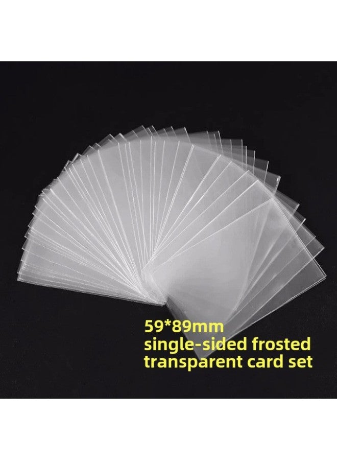 20 Silk Frosted Thickeneded Card Set Card Film Board Game Card Accessories Album Star Card Bag Protective Cover 50 Pieces-Color:【MS21】20 Silk Frosted 72x102MM - Image 5