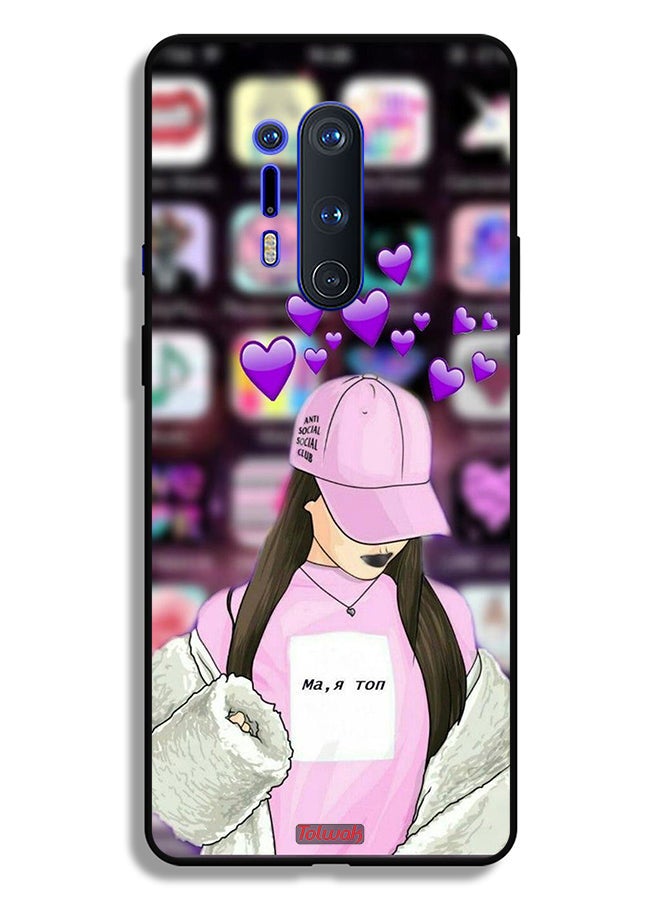 Tolwak OnePlus 8 Pro Protective Case Cover Anti Social Club - Image 2