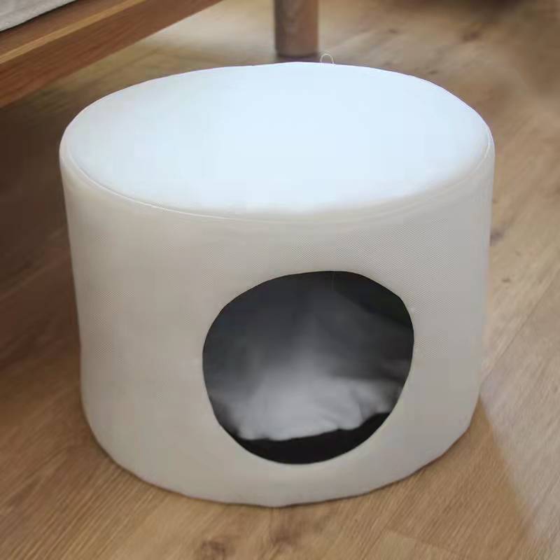 Generic Cat nest four seasons universal closed stool cat sharing cat supplies small kitten House House universal warm ⭐White legless model⭐