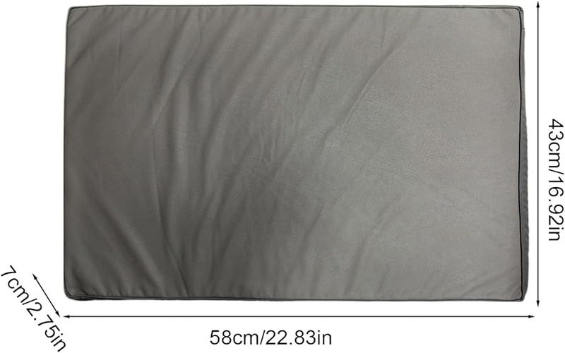 Waterproof Flannel Dog Bed Mattress All Seasons Indoor Outdoor Travel 22.83x16.93x2.76 Inches - Image 3