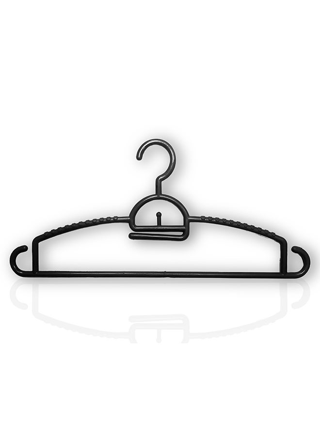 Feelings Feelings Plastic Hanger 18 Pcs Set Black  - Image 3