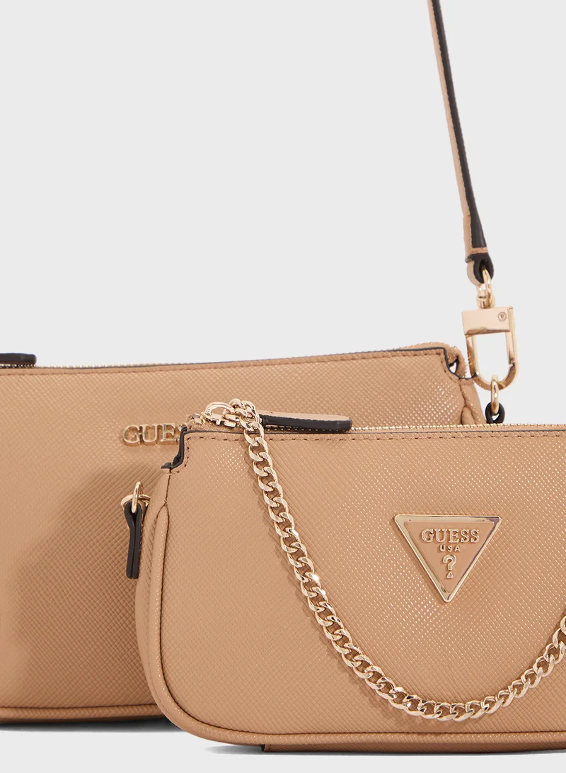 GUESS Noelle Double Pouch Crossbody