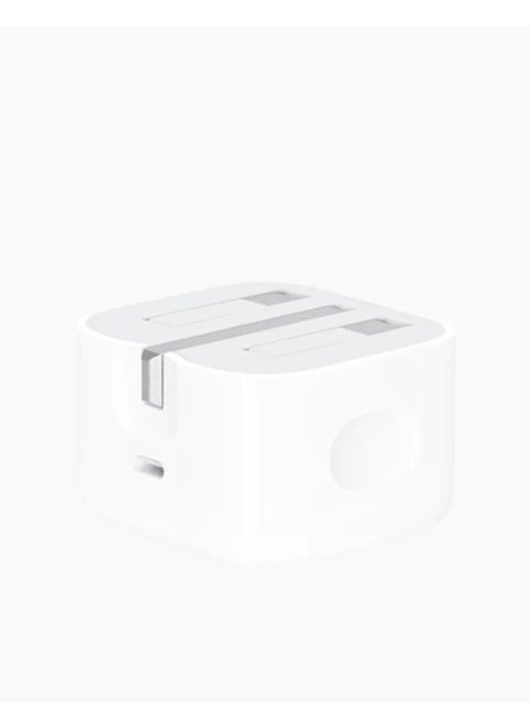 محول طاقة USB-C بقوة 20 واط من أبل - أبيض