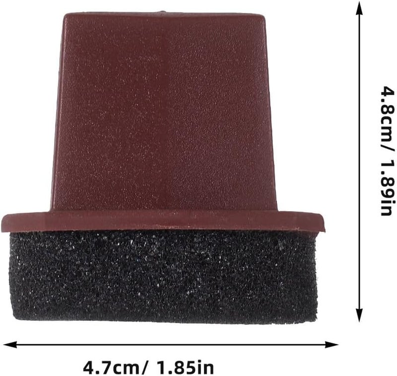 10pcs Handheld Paint Sponges for Crafts and Painting Brown Rhombus-Shaped Applicator Set for Shoes, Furniture, Car Seats, and Leather Care - Image 2