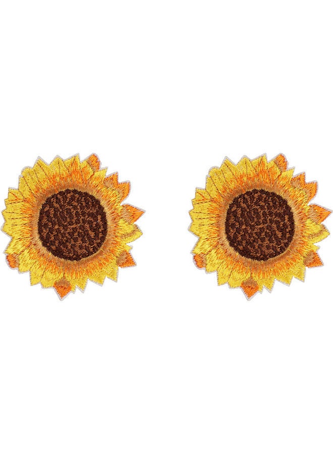 NIBEMINENT 30-Piece Sew Mixed Embroidery Cloth Stickers Multicolour - Image 4