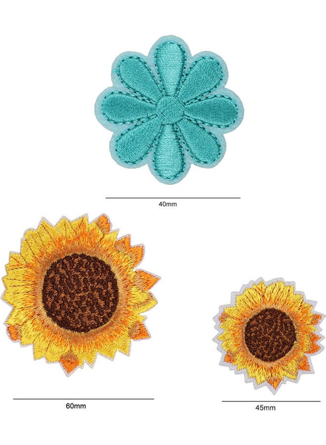 NIBEMINENT 30-Piece Sew Mixed Embroidery Cloth Stickers Multicolour - Image 5