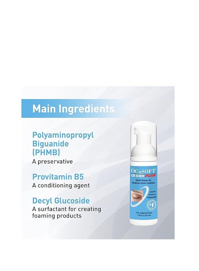 OCuSOFT Lid Scrub Foam Plus, 1.68 fl oz (50ml) - Image 4