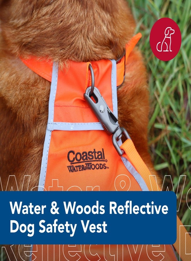 Coastal Pet - Water & Woods Reflective Dog Safety Vest by Coastal Pet - Improves Dog's Visibility - Ensures Dog's Comfort - Adjustable Fit - Large (Over 50 lbs.), 22" Length x 17 3/4"-23 3/4" Waist - Image 2