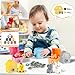 Grarain Toddler Learning Farm Barn Animals Toys Includes 10 Animals 10 Barns10 Keys Montessori Counting Matching Sorting Educational Farm Animal Toys for Kids - Image 3