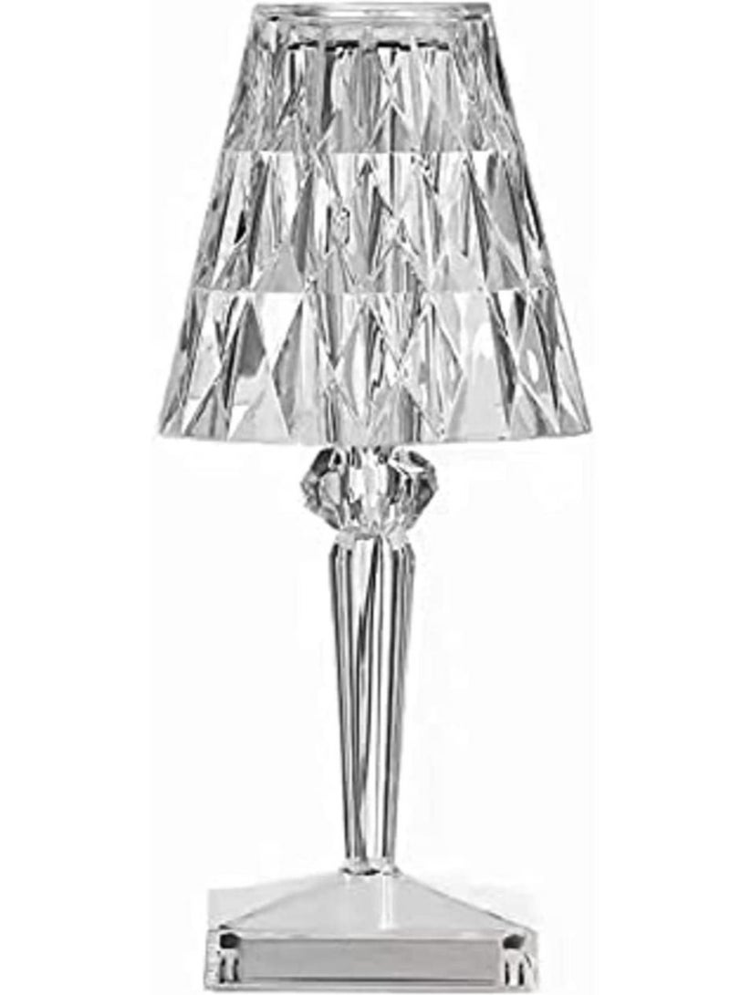 مصباح مكتب، ضوء LED لمسي قابل للشحن من الأكريليك، ضوء ليلي لجانب السرير، غرفة النوم، غرفة المعيشة، غرفة الضيوف، طاولة الكومود - Image 1