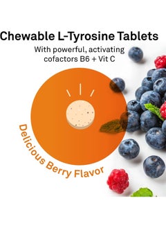 NeuroScience Attentrex L-Tyrosine Chewable Tablets With Vitamin B6  - Image 3