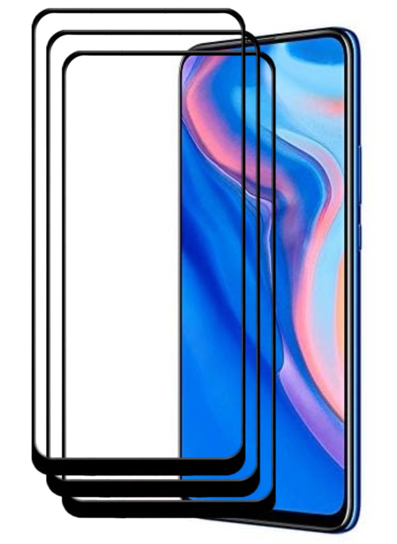 ACLIX 3 Pieces Antistatic ESD Dustproof Premium Quality High Definition Tempered Glass Screen Protector Designed For Huawei Y9 Prime (2019) - Image 1