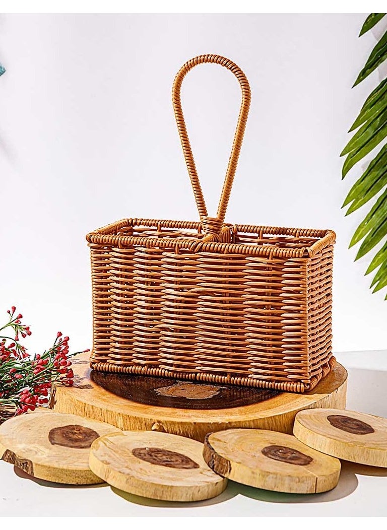 Generic - Wicker carrier - 2 pieces - Image 1