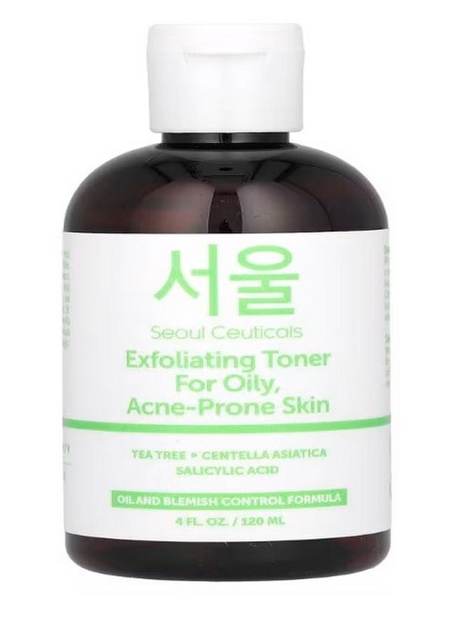 seoulceuticals - Exfoliating Toner For Oily Acne Prone Skin 4 fl oz 120 ml - Image 1