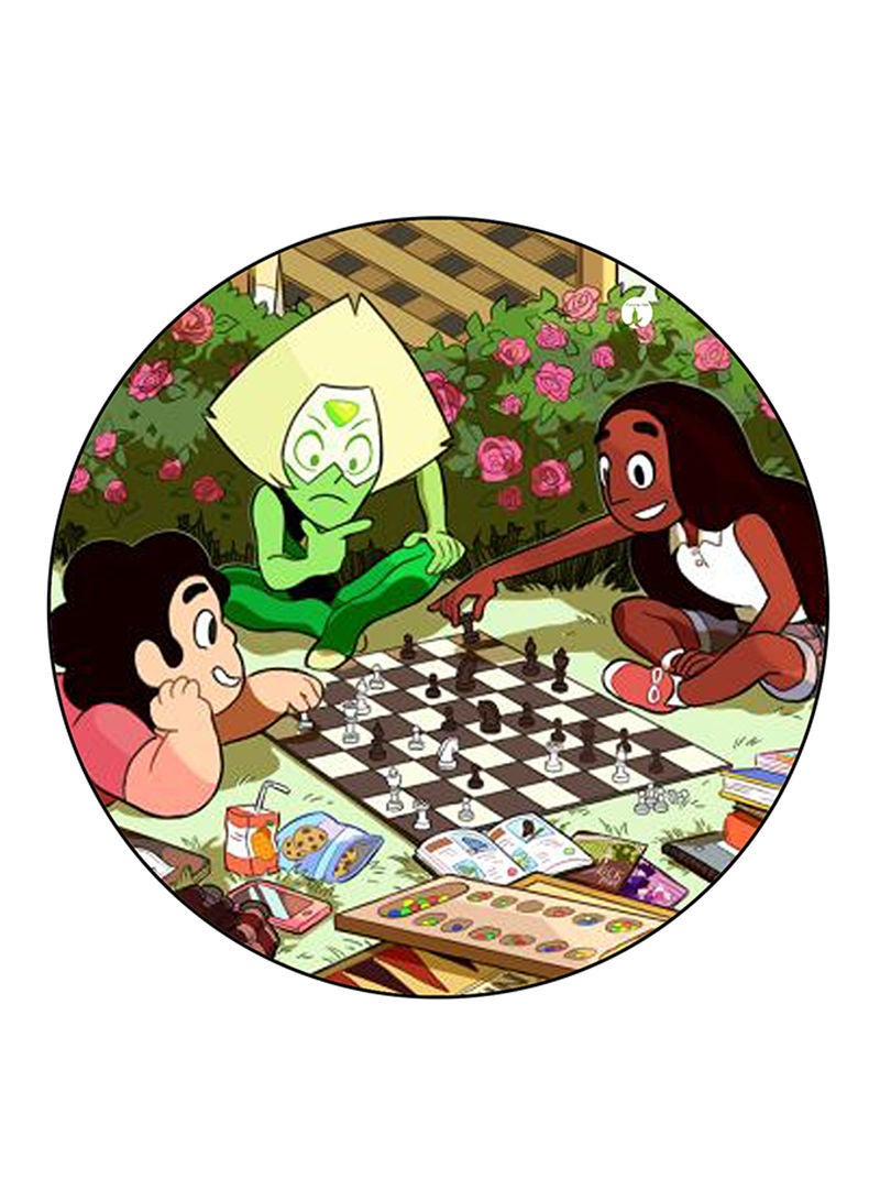 RKN مغناطيس ثلاجة مطبوع ستيفن يونيفرس دائري متعدد الألوان - Image 1