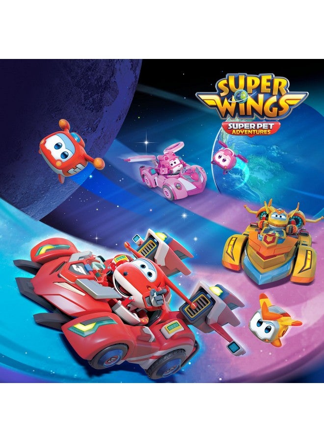 SUPER WINGS Alpha Group Super Wings Jerome Spinning Battling Tops & Cars Toys, Blue Car Toys Little People Race Toy Cars for Kids Age 3+ Boys, Best Gifts for Kids Boys Girls - Image 5