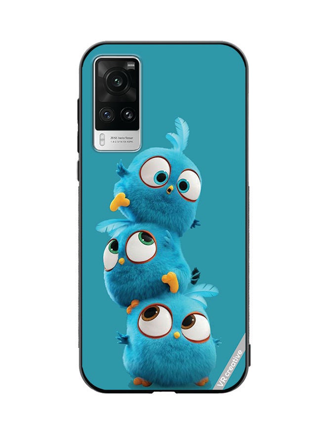 VR CREATIVE Protective Case Cover For Vivo X60 Pro Fur Cartoon Design Multicolour - Image 1