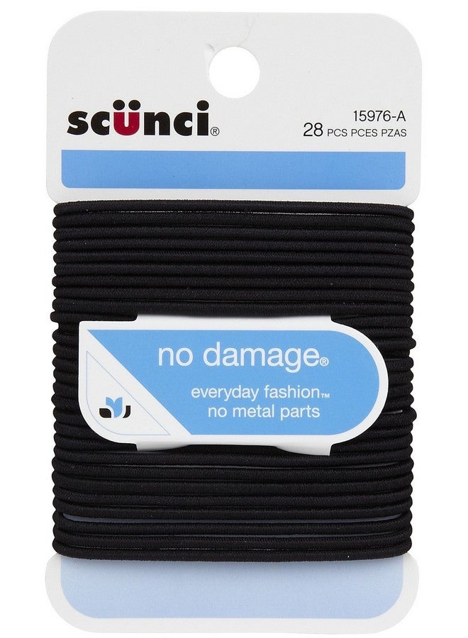 سكانشي أربطة شعر مرنة بدون ضرر أسود متوسط (1597603A048)