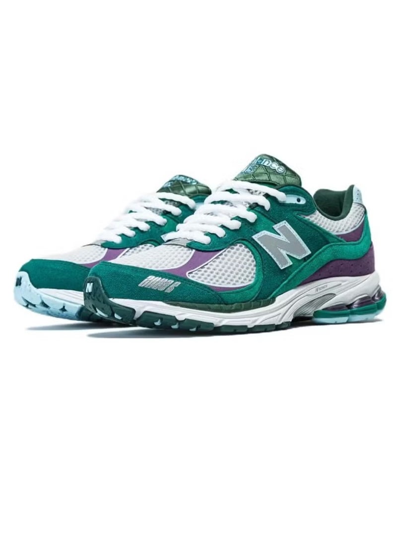 New Balance 2002R Casual Sneakers Green/White/Purple - Image 2