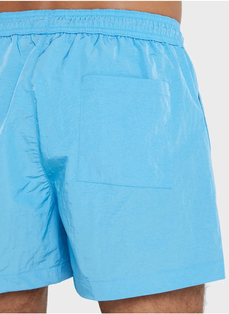 CALVIN KLEIN Logo Drawstring Swim Shorts