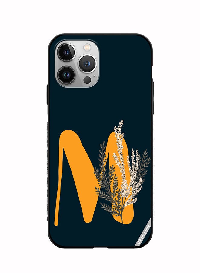 VR CREATIVE غطاء حماية لجهاز آبل آيفون 11 برو تصميم حرف M(113) متعدد الألوان - Image 1