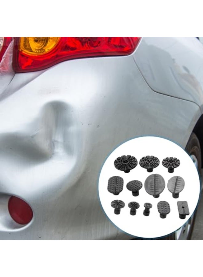 12 Pcs Dent Repair Tools Lightweight Auto Dent Repair Puller Suction Cups for Workshop Dent Repair Tools(Black) - Image 2