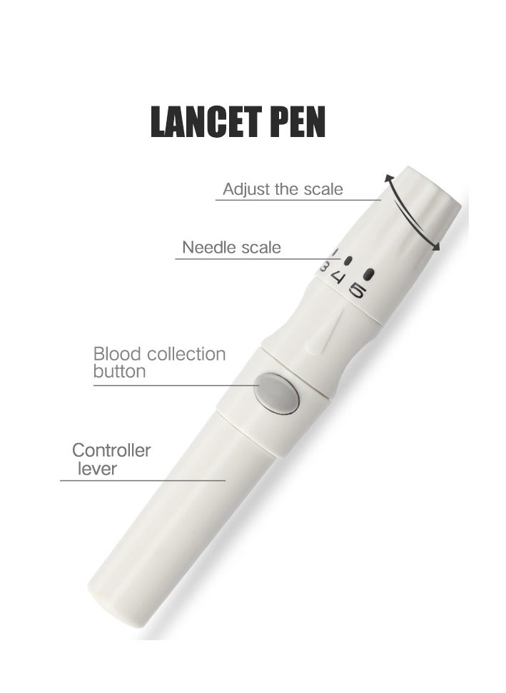 Generic Blood Glucose Monitoring System, Clinically Accurate Blood Sugar Test Kit with 50 Glucometer Strips and 50 Lancets, Home Use Glucometer for Diabetes Testing  - Image 3