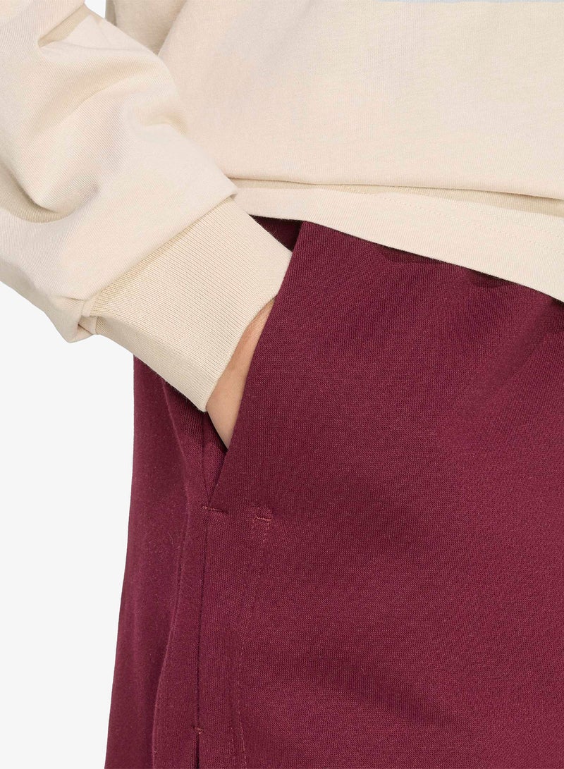 Adidas 3-Stripes Studio Fleece Loose Shorts - Image 3
