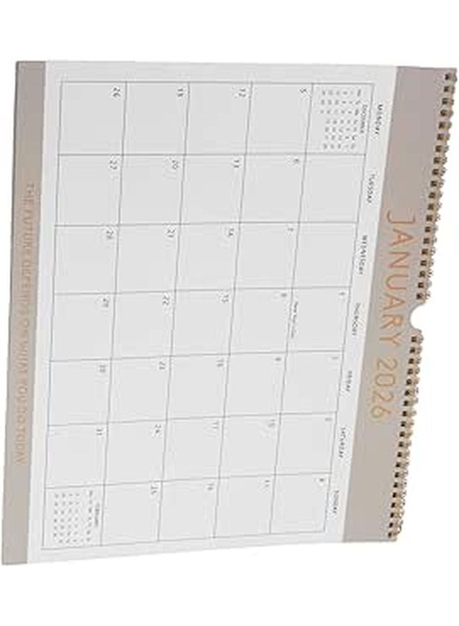 2026 18 Month Large Wall Calendar With Multinational Holidays Minimalist Monthly Planner For Home Office - Image 1