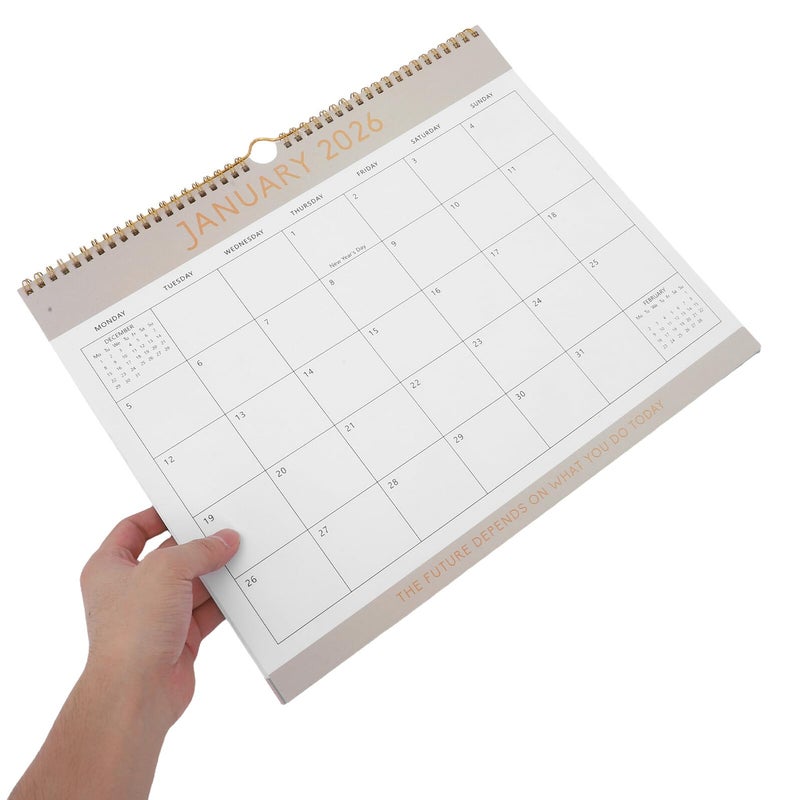 2026 18 Month Large Wall Calendar With Multinational Holidays Minimalist Monthly Planner For Home Office - Image 5