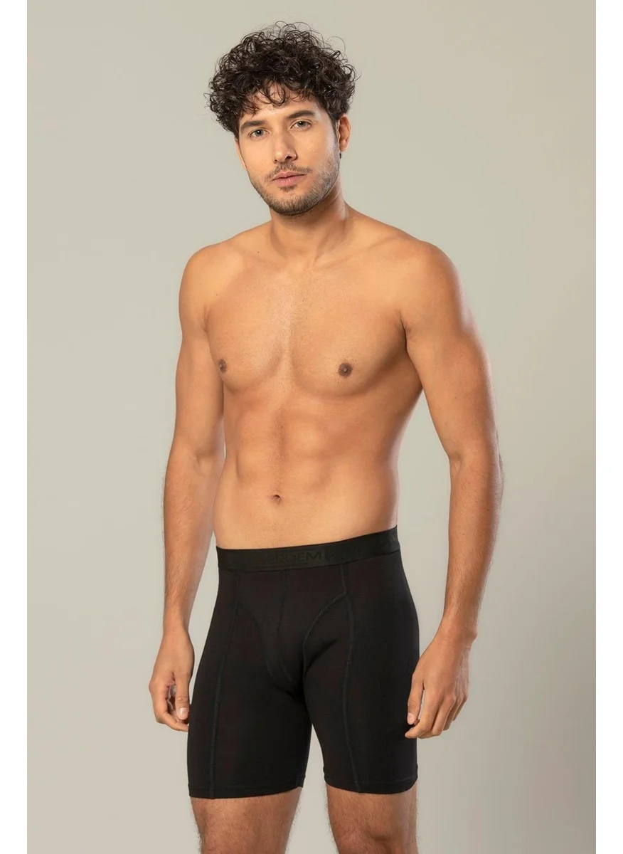 Erdem Men's Cotton Elastane Long Boxer 1416 - 3 Pieces