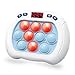 Intoypad Pop Game Light Up Fidget Toy for Kids 6 Modes LED Screen Quick Push Controller Electric Fidget Popper Game Quick Push Bubble Sensory Games Birthday Toys for Kids Lightblue - Image 3