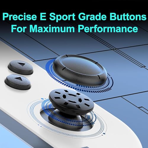 Tobo RGB LED Joy Con Controller for Nitendo Switch Compatible with Switch, Wireless Left and Right Joy Con for Switch Nintendo Support Dual Vibration/Wake-up/Screenshot. (Multi colour) TD-1333GA - Image 3