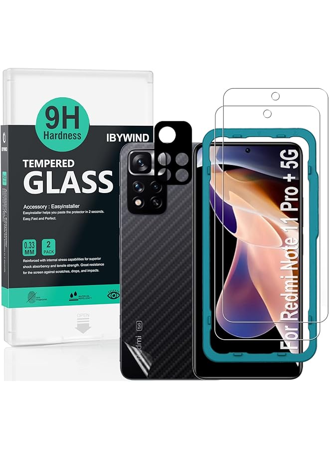 إيروريكس واقي شاشة متوافق مع Redmi Note 11 Pro Plus 5G Redmi Note 11 Pro Plus 5G 6 67" واقي عدسة الكاميرا المعدني سهل التركيب - Image 1